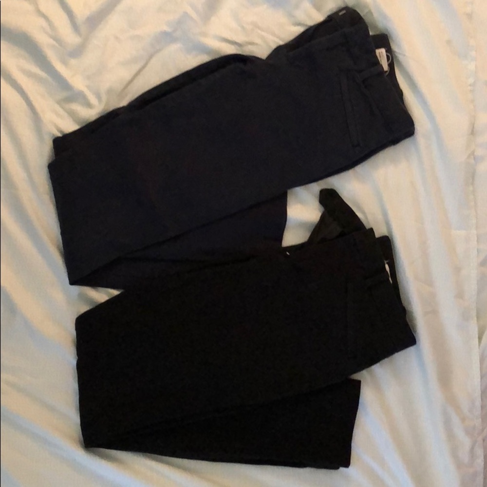 Gap Skinny Ankle, lot of two (navy and black)